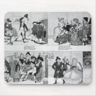A Lesson for Spendthrifts by Dr. Johnson, 1794 Mouse Mat