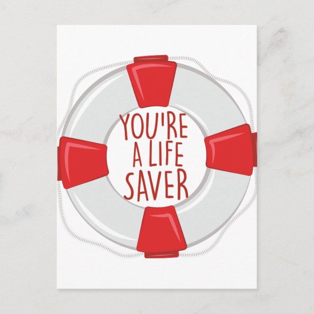 A Life Saver Postcard (Front)