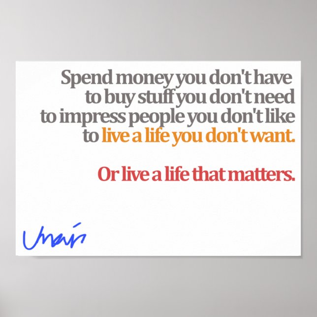 A Life that Matters Poster (Front)