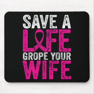 A Life Wife Fun Breast Cancer Awareness Mouse Mat