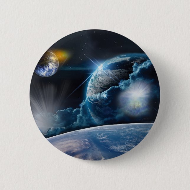 A Light Being's Journey 6 Cm Round Badge (Front)