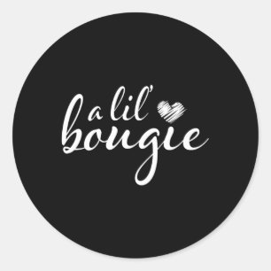 A Lil Bougie Classic Round Sticker