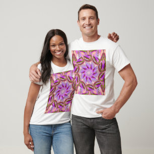 A Lily In The Valley Bohemian Abstract Floral T-Shirt