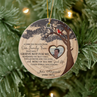 A Limb Has Fallen From Our Family Tree Ornament
