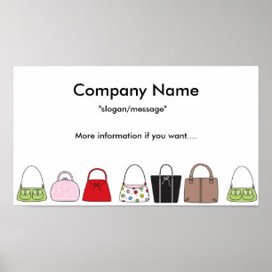 A Line of Purses Poster/Print Poster