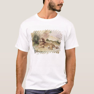 A Lion in the Desert, 1834 T-Shirt