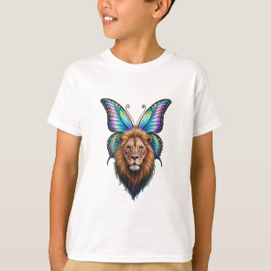 A lion with butterfly wings. T-Shirt