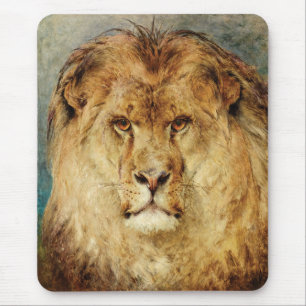 A Lion's Head (by Heywood Hardy) Mouse Mat