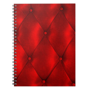 A lip print left by lipstick on white paper. Kiss Notebook