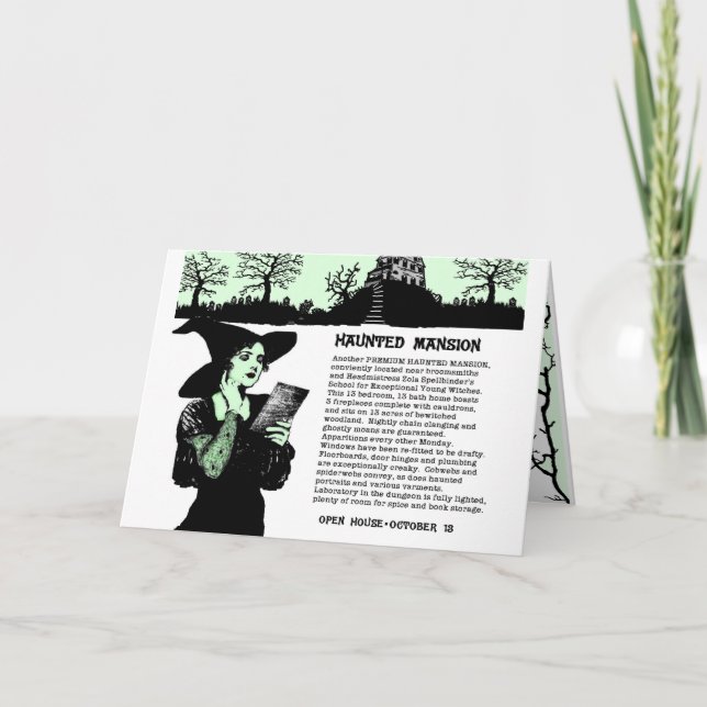 A  listing that would make any Real Estate Agent p Card (Front)