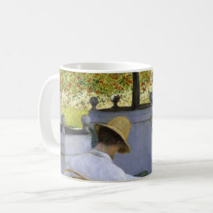 A Literary Escape: Readers Lost in an Orange Grove Coffee Mug