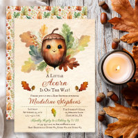 A Little Acorn Fall Baby Shower