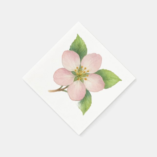 A Little Apple Is On The Way | Fall Baby Shower  Napkin (Corner)