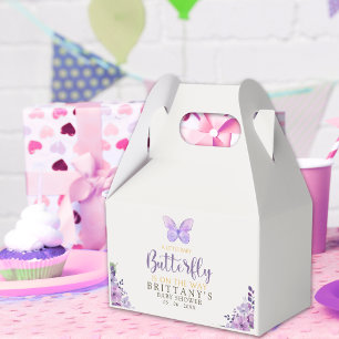 A Little Baby Butterfly is on The Way Baby shower Favour Box