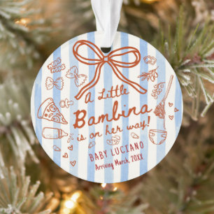 A little Bambina Acrylic Ornament