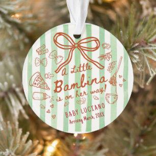 A little Bambina Acrylic Ornament