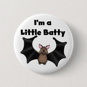 A Little Batty 6 Cm Round Badge