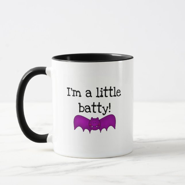 A Little Batty Halloween T-shirts and Gifts Mug (Left)