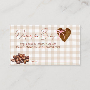 A Little Bean is Brewing "Books for Baby" Card