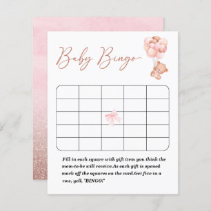 A little bearly baby shower bingo game