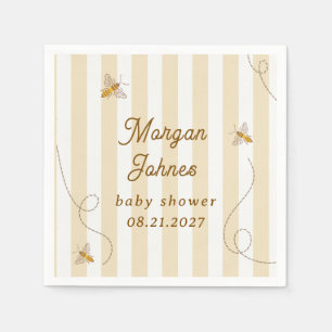 A Little Bee Baby Shower Party Paper Napkins