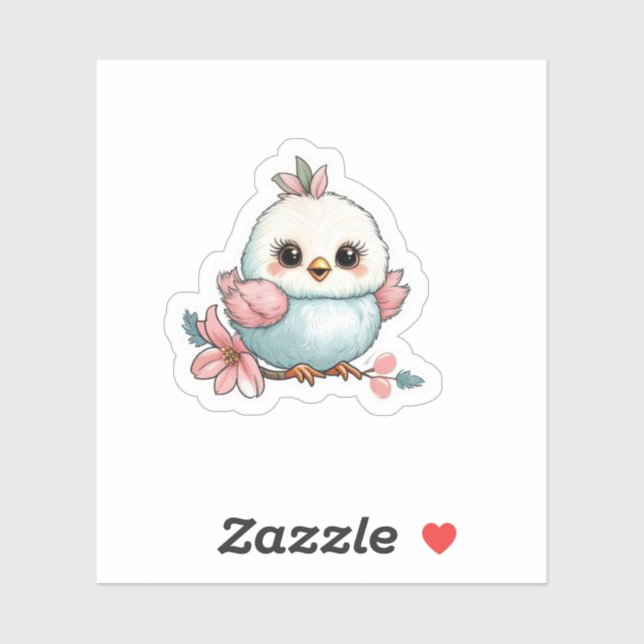 A little bird on a branch (Sheet)