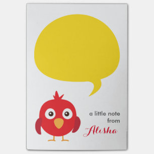 a little bird told me post-it notes