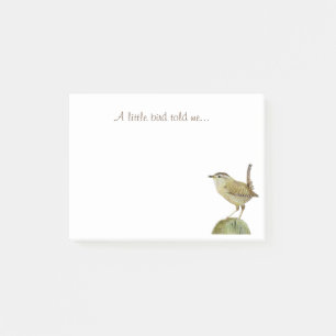 A Little Bird Told Me Post-it Notes