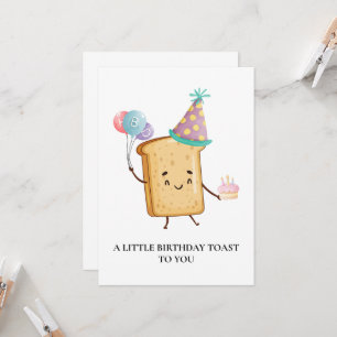A Little Birthday Toast To You Card
