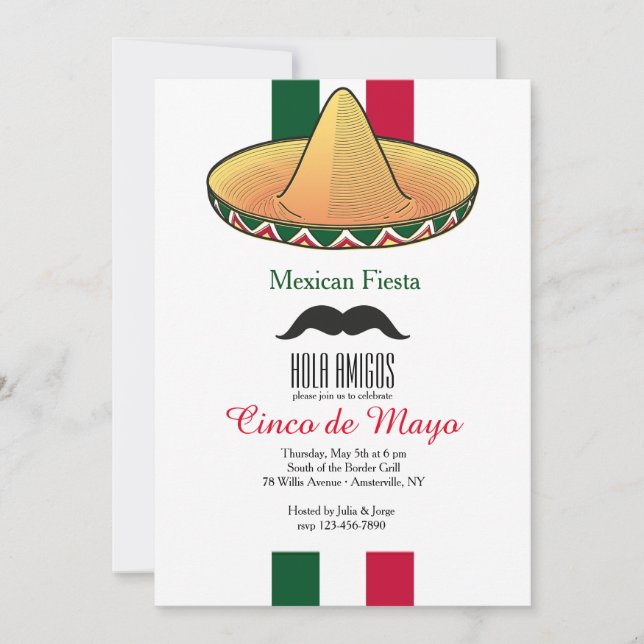 A Little Bit of Mexico Invitation (Front)