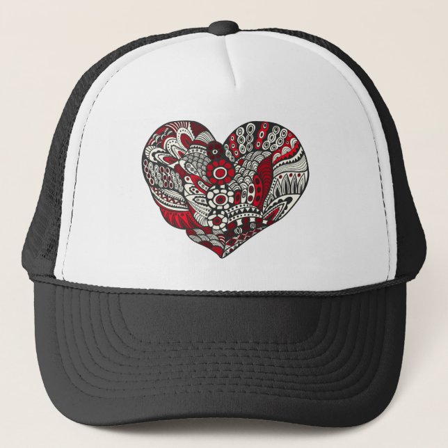 A little bit of red trucker hat (Front)