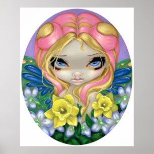 A Little Bit of Spring ART PRINT flower fairy