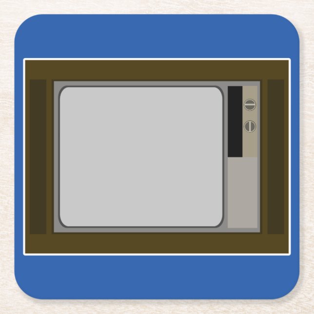 A little bit of the 60s. square paper coaster (Front)