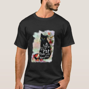 A Little Black Cat Goes With Everything Cat Lover T-Shirt
