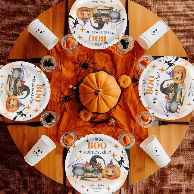 a little boo baby shower baby shower invitations  paper plate (Creator Uploaded)