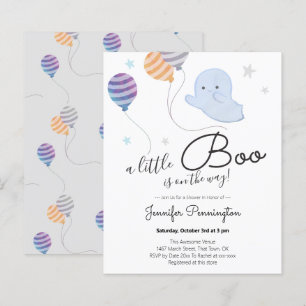 A Little Boo Baby Shower Budget