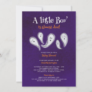 A Little Boo Baby Shower Invitation