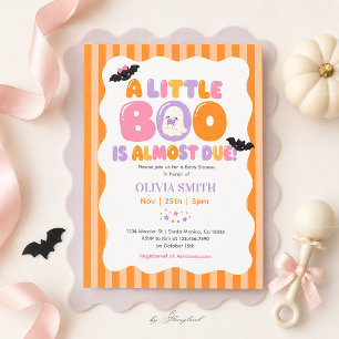 A Little Boo Baby Shower Invitation