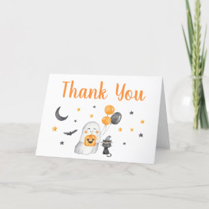 A Little Boo Baby Shower  Thank You Card