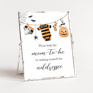 A Little Boo Clothesline Envelope Station Sign