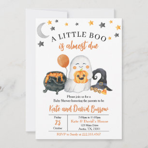 A Little Boo Gender Neutral Baby Shower Invitation