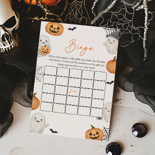 A Little Boo Ghost Baby Shower Bingo Game