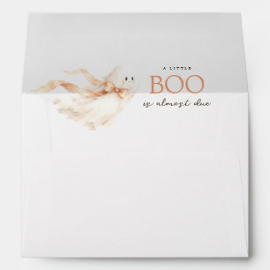 A Little Boo Ghost Gender Neutral Fall Baby Shower Envelope