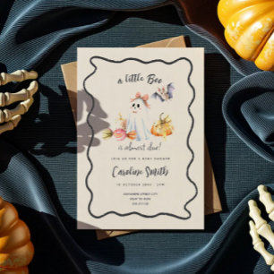 A Little Boo Ghostly Baby Shower invitation