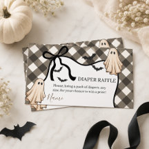 A Little Boo Halloween Baby Shower Diaper