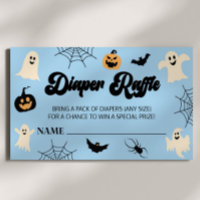 A Little Boo Halloween Baby Shower Diaper Raffle