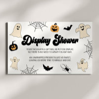A Little Boo Halloween Baby Shower Display Shower
