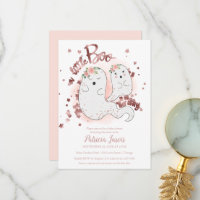 A Little Boo Halloween Baby Shower Invitation