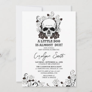 A Little Boo Halloween Baby Shower Invitation