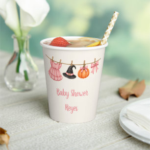 A Little Boo Halloween Baby Shower Paper Cups